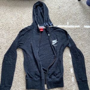 Nike thin zip hoodie, size XS